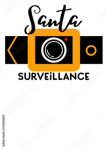 Santa belt clipart Santa's cam Surveillance svg file