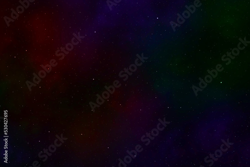 Colourful galaxy space background. Glowing stars in space. Starry night sky background. Photo can be used for the concept of New Year, Christmas and all celebration background. 