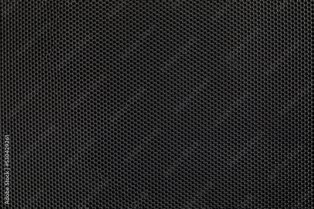Closeup background of black fabric or abstract black fabric texture