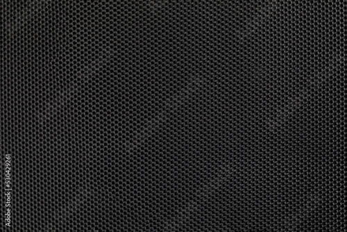 Close-up background of black fabric or abstract black fabric texture. Black background photo