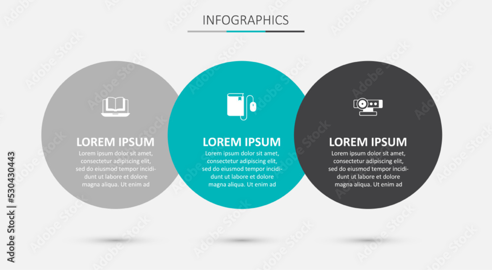 Set Electronic book with mouse, Online class and Web camera. Business infographic template. Vector Set Electronic book with mouse, Online class and Web camera. Business infographic template. Vector