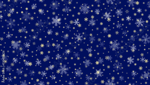 Blue Seamless Christmas background snow illustration xmas. ornament happy