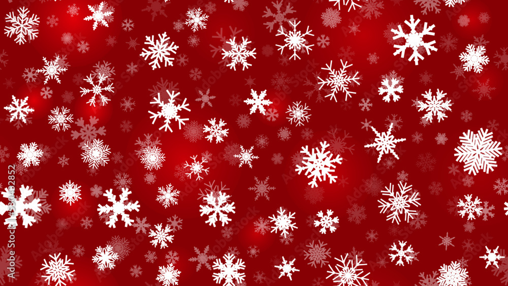 Red Seamless Christmas background snow illustration xmas. ornament merry Red Seamless Christmas background snow illustration xmas. ornament merry