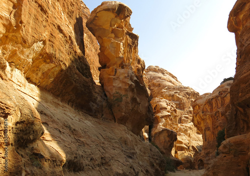 rock formation near the Middle Eastern desert without person