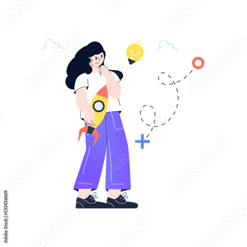Modern flat vector of quality assurance