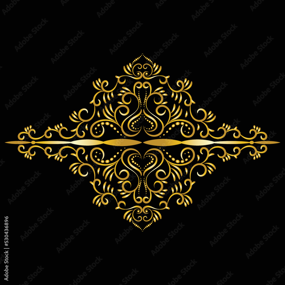 Decorative frame Elegant vector element for design in Eastern style, place for text. Beautiful floral golden border. Lace illustration for invitations, greeting cards and T Shirt design. Decorative frame Elegant vector element for design in Eastern style, place for text. Beautiful floral golden border. Lace illustration for invitations, greeting cards and T Shirt design.