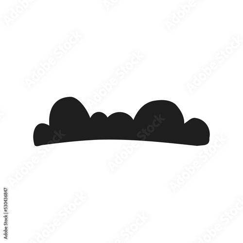 Halloween 2022 - October 31. A traditional holiday, the eve of All Saints Day, All Hallows Eve. Trick or treat. Vector illustration in hand-drawn doodle style. Cloud.