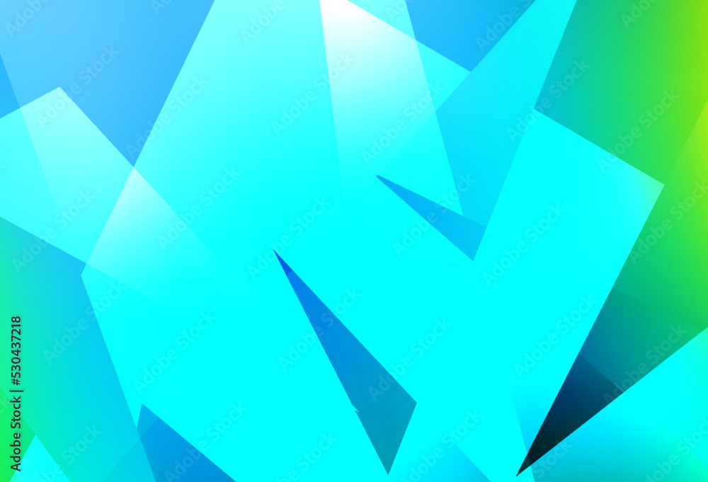 Light Blue, Green vector background with triangles. Light Blue, Green vector background with triangles.