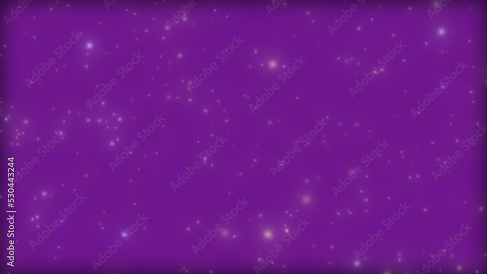 Glowing golden and blue particles on bright purple background. Shining shooting stars. Loopable animation. Purple galaxy concept. Meteor shower. Festive template. Texture of falling glitter for banner Glowing golden and blue particles on bright purple background. Shining shooting stars. Loopable animation. Purple galaxy concept. Meteor shower. Festive template. Texture of falling glitter for banner
