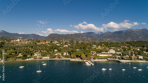 vista panoramica spiaggia san felice del benaco