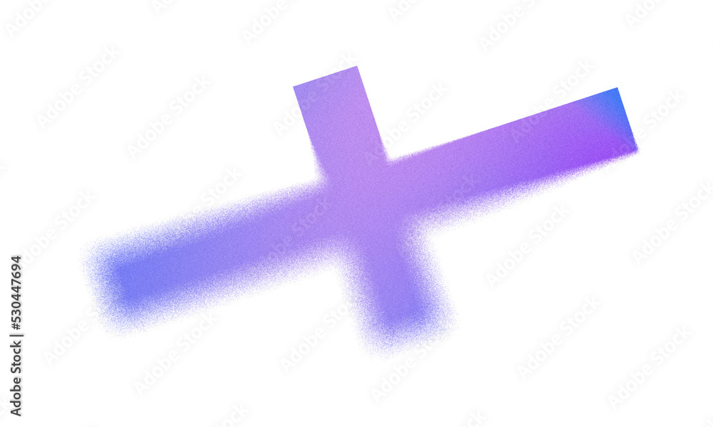 Obraz premium Abstract Grainy and Blurry Shape. Trendy Form with Transparency.