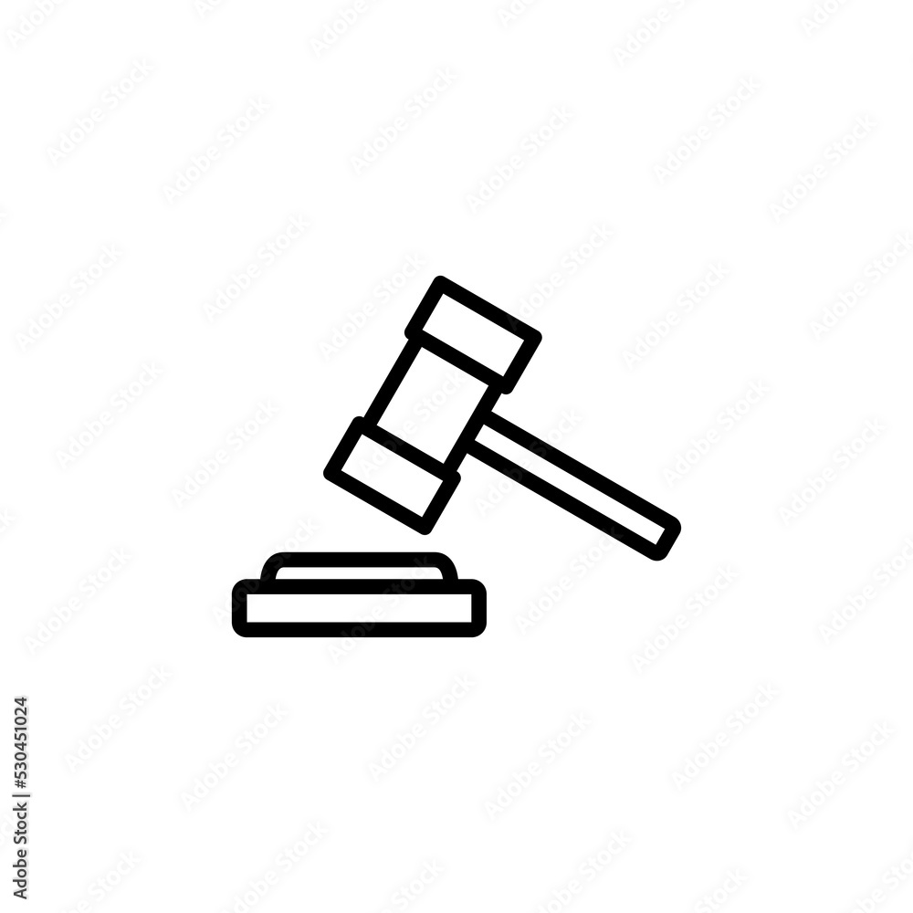 Gavel icon vector for web and mobile app. judge gavel sign and symbol. law icon. auction hammer Gavel icon vector for web and mobile app. judge gavel sign and symbol. law icon. auction hammer