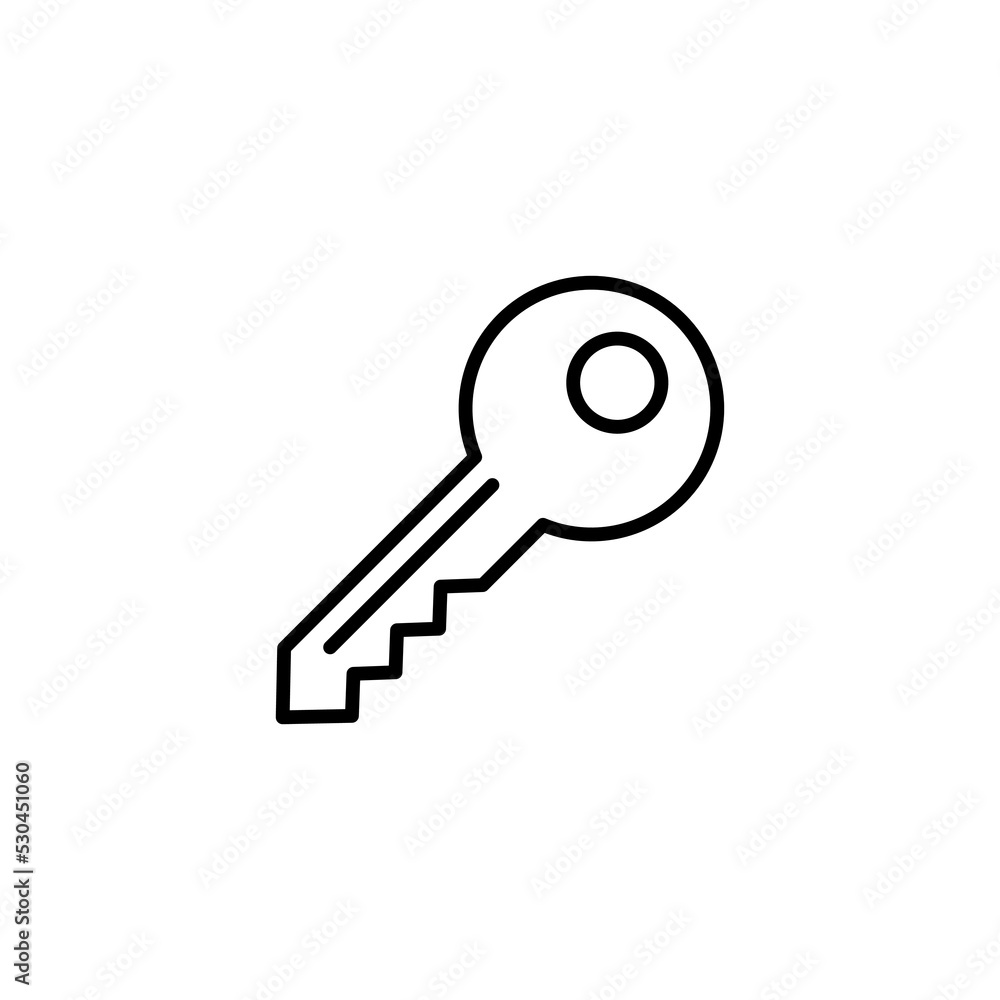 Key icon for web and mobile app. Key sign and symbol. Key icon for web and mobile app. Key sign and symbol.