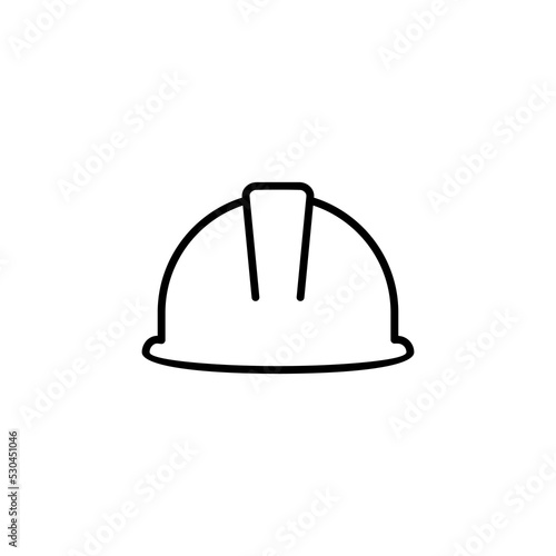 Helmet icon for web and mobile app. Motorcycle helmet sign and symbol. Construction helmet icon. Safety helmet