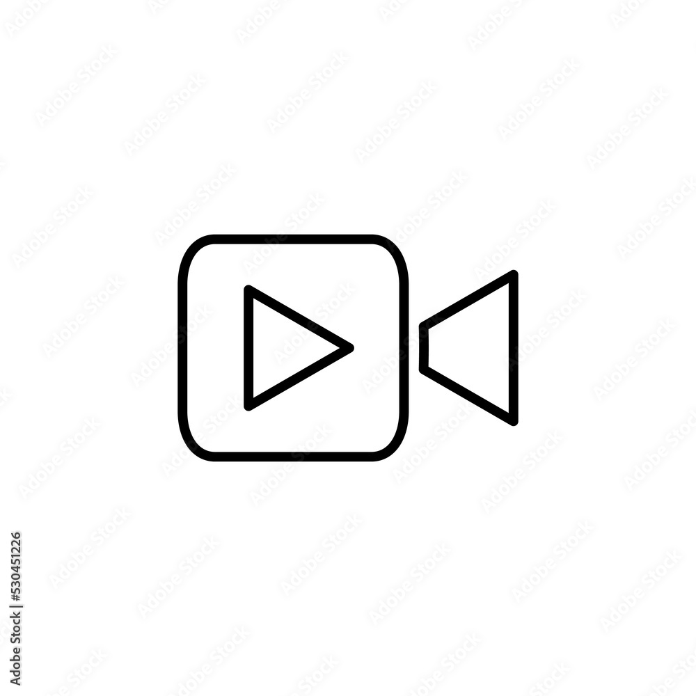Video icon for web and mobile app. video camera sign and symbol. movie sign. cinema Video icon for web and mobile app. video camera sign and symbol. movie sign. cinema