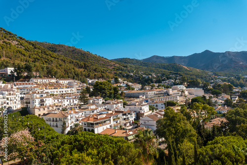 View from the viewpoint of the municipality of Mijas in Malaga. Andalusia