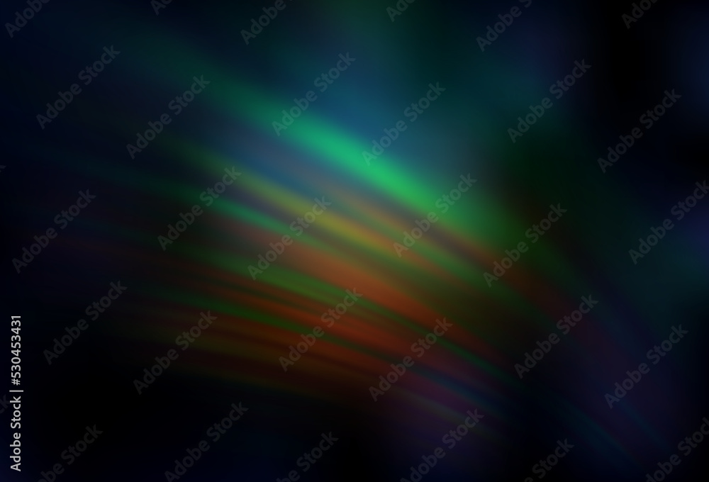 Dark Blue, Green vector blurred bright template. Dark Blue, Green vector blurred bright template.