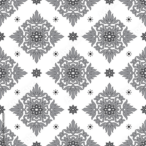 Fotografía thai pattern traditional abstract concept illustration, Abstract shapes thai patterns, Luxury lai thai pattern
