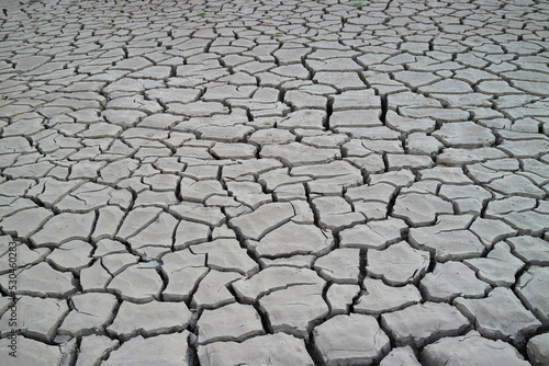 Land cracked by drought background.