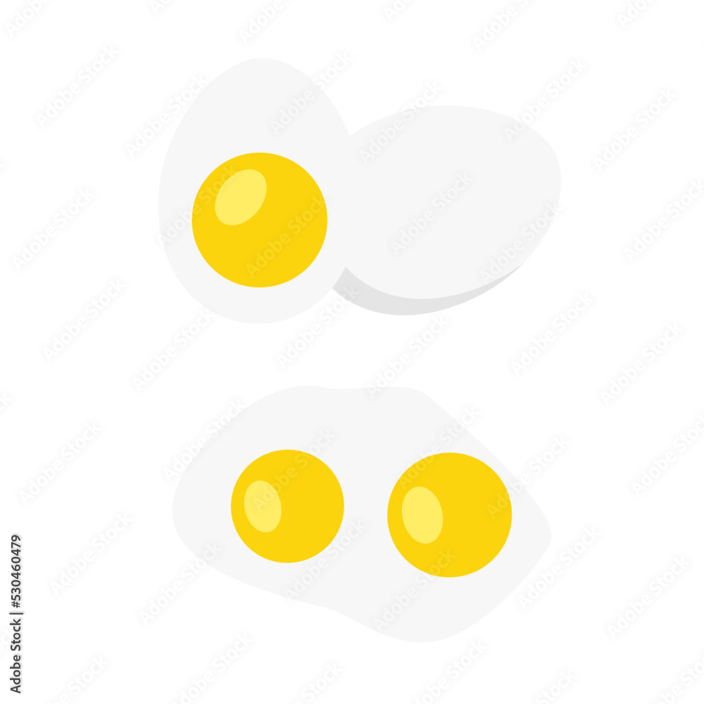 eggs isolated vector image on white background eggs isolated vector image on white background