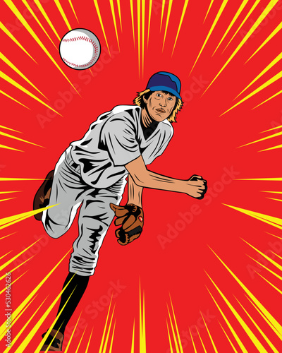 baseball player with ball