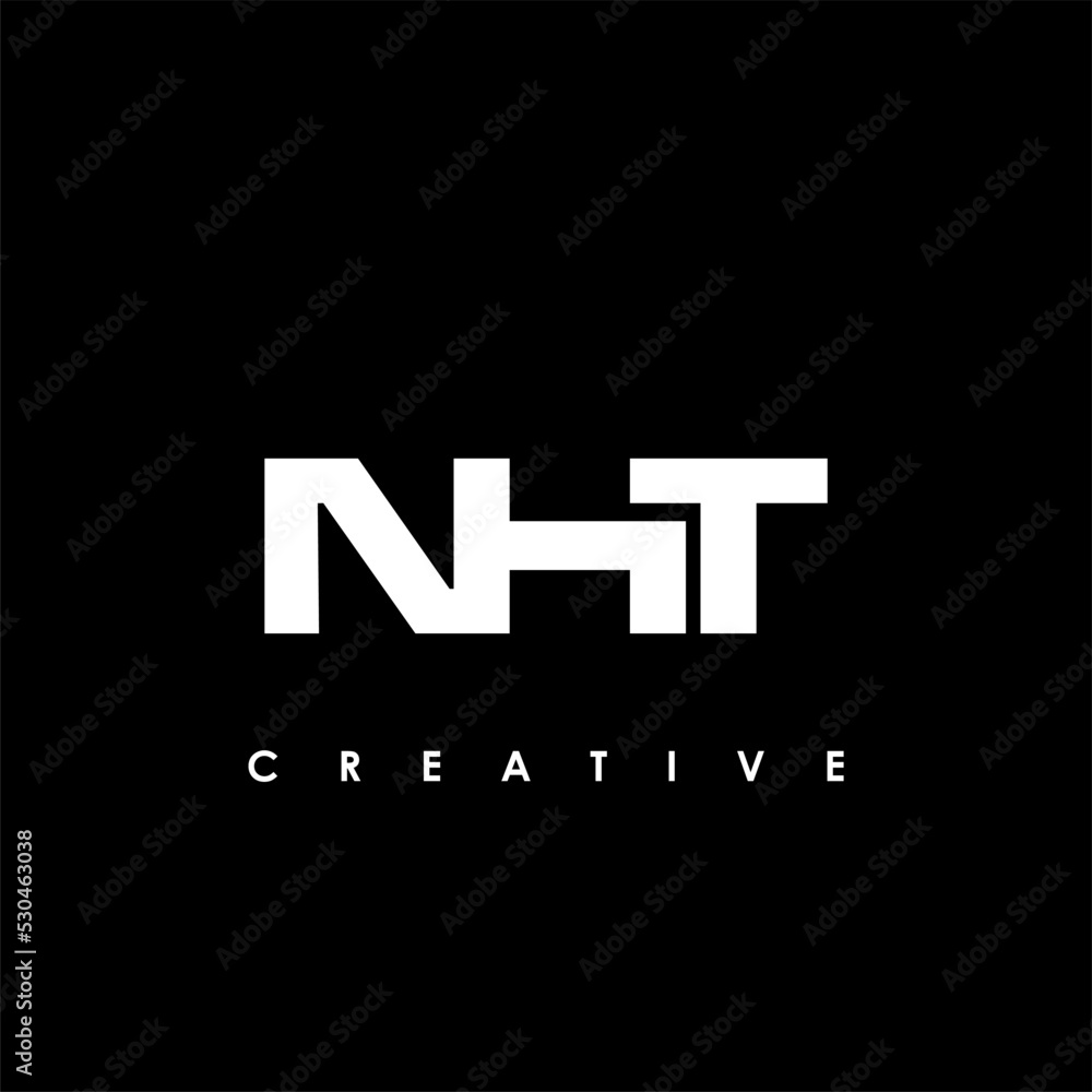 NHT Letter Initial Logo Design Template Vector Illustration NHT Letter Initial Logo Design Template Vector Illustration