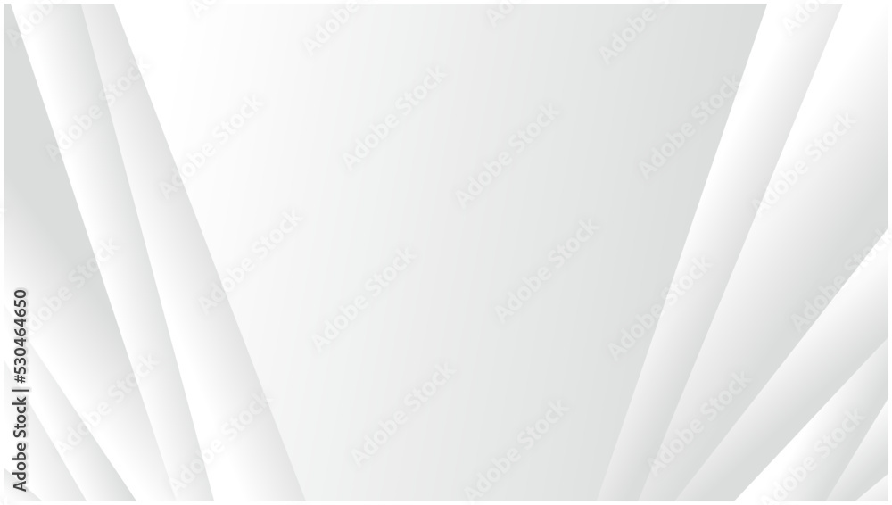 Obraz premium 白とグレーのグラデーション背景イラスト（ベクター）