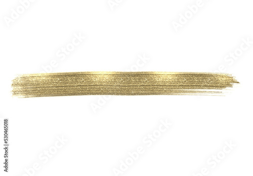 Light gold glitter brush stroke