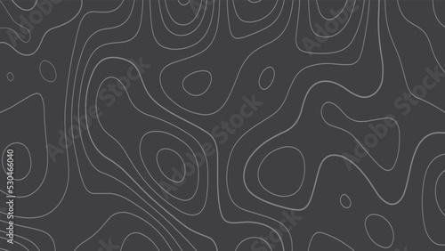 Contour vector illustration. Abstract topographic map background. Geography scheme.