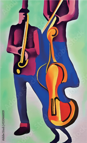 Jazz Ball Poster Vector Illustration