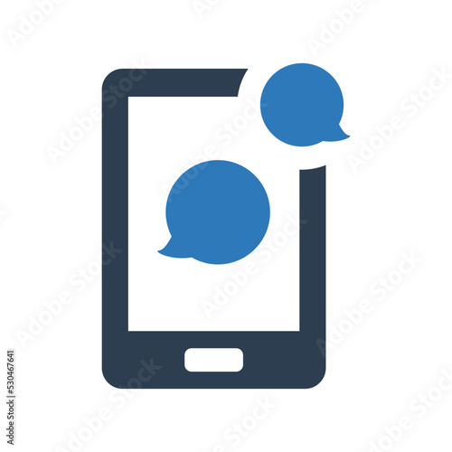 Mobile chat icon