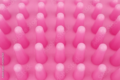 Fotografie Hard protrusion plate is pink