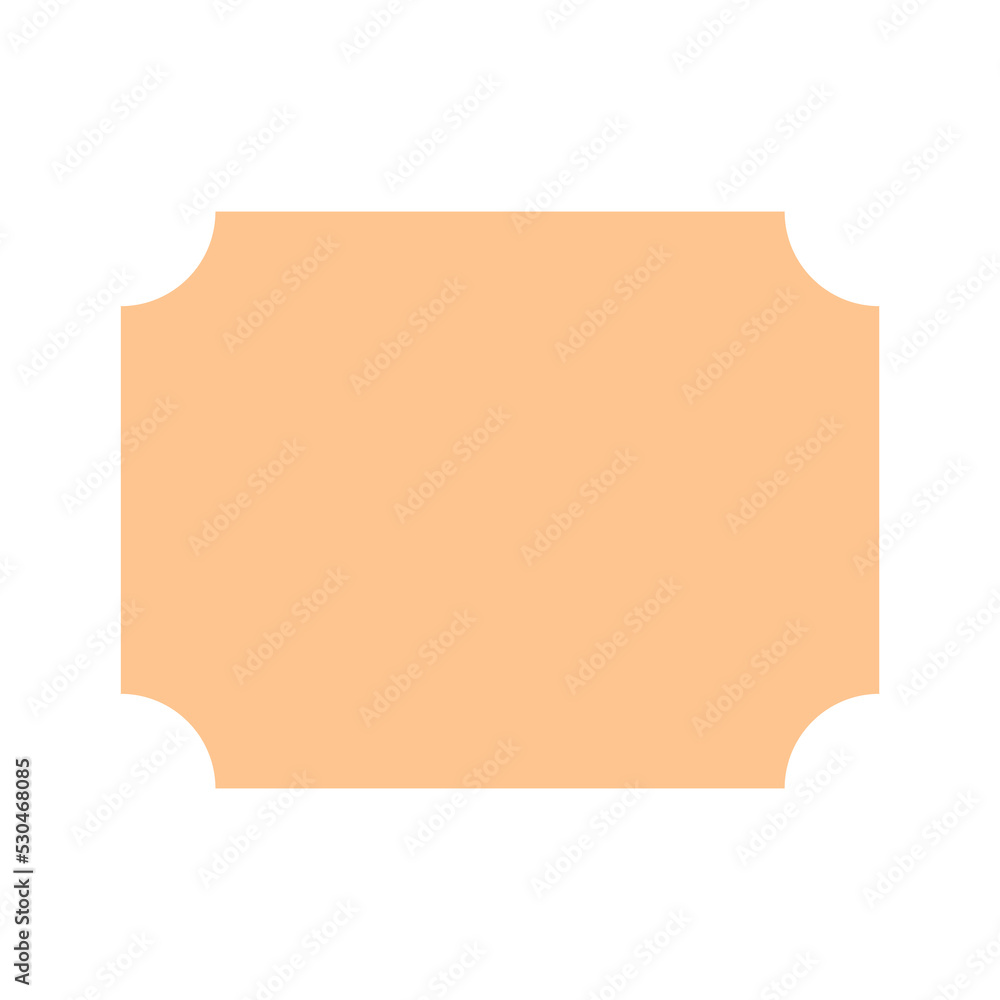 Blank label pastel color Blank label pastel color