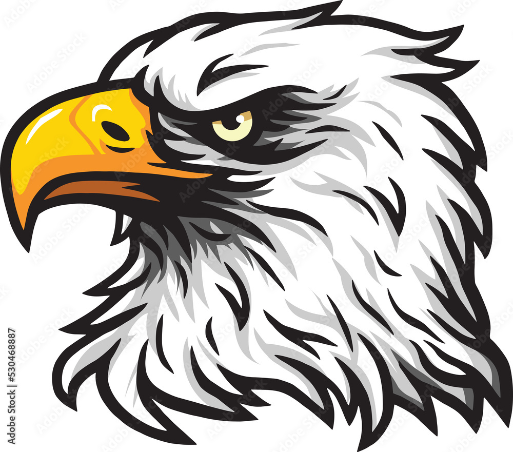 Eagle Head Mascot Design Logo Eagle Head Mascot Design Logo