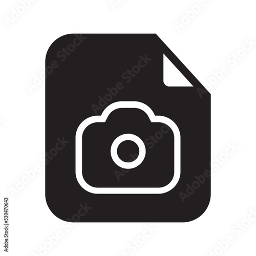 Picture Files Icon Solid Style