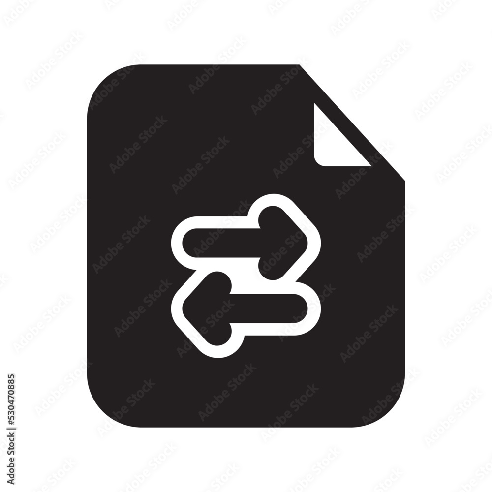 Transfer Files Icon Solid Style Transfer Files Icon Solid Style