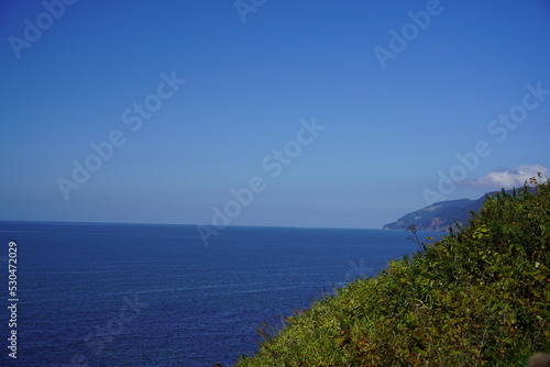 厚田の展望台から見た快晴の日本海 © まー