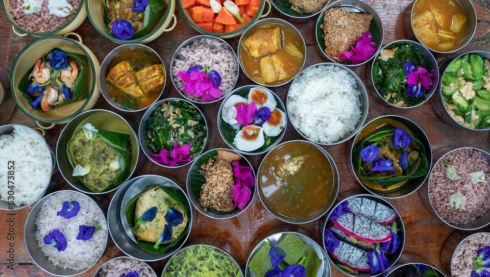 Pinto Roi Sai . Southern Thailand food in Phatthalung