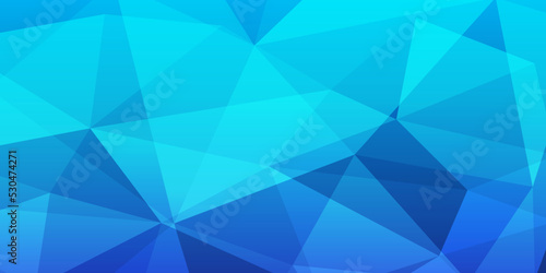 Abstract blue triangle background