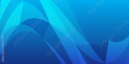 Abstract blue triangle background