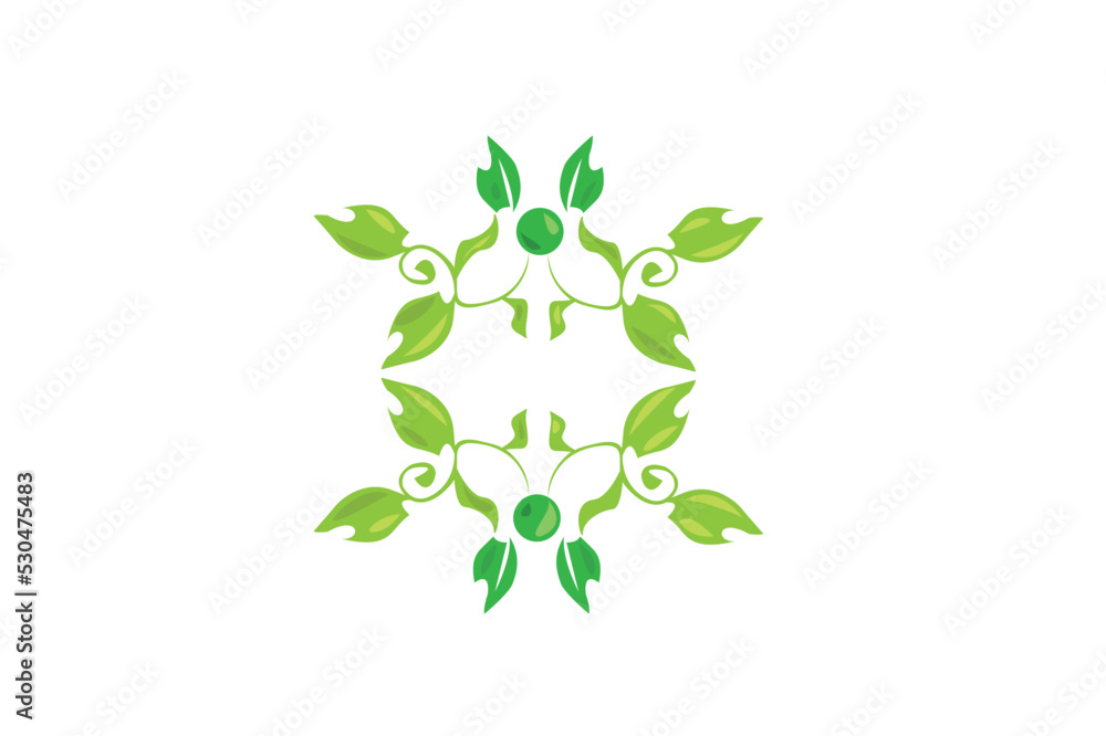 green leaves decoration