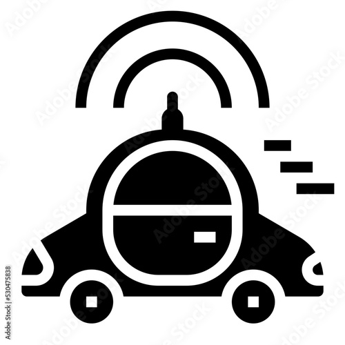 driverless car icon