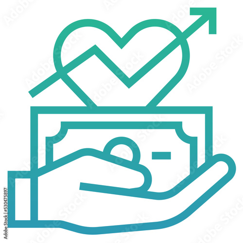 increase healthcare costs icon