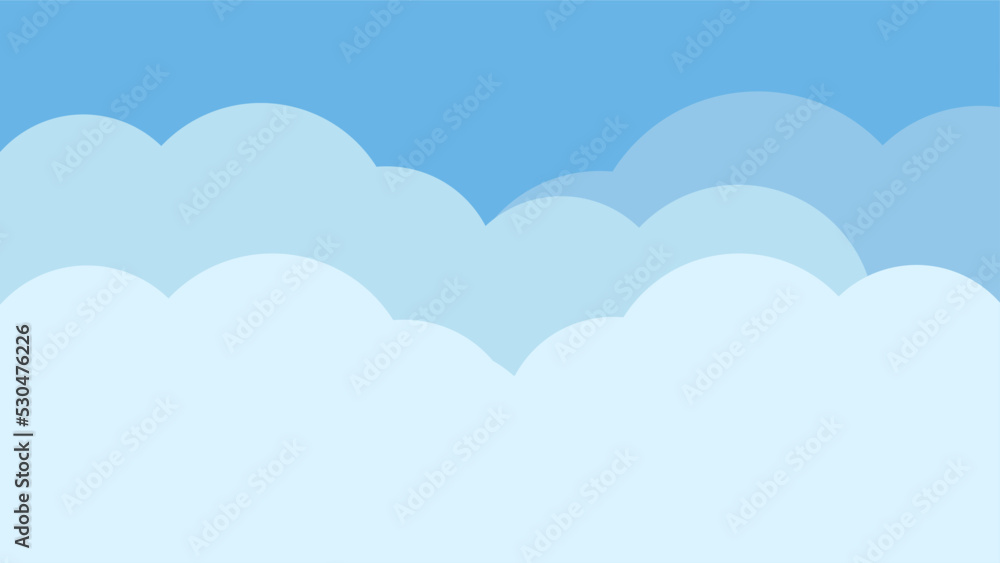 cloud background on blue sky background