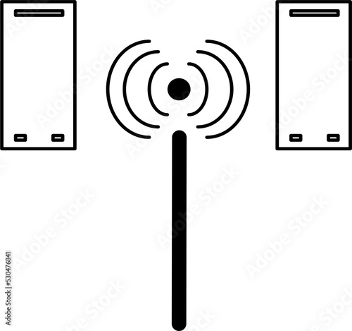 Element data Processing. Data Analysis Line Icons.