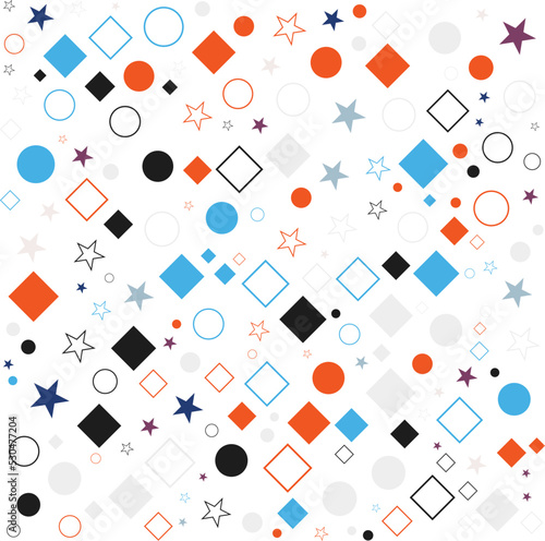 abstract geometric background pattern. seamless pattern design. shape based element vector pattern. beautiful design and modern pattern.
