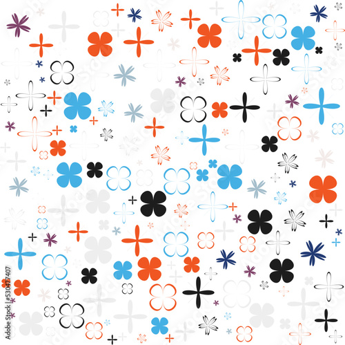 abstract geometric background pattern. seamless pattern design. shape based element vector pattern. beautiful design and modern pattern.