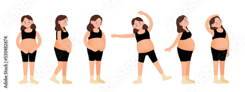 Working out pregnant women's characters
