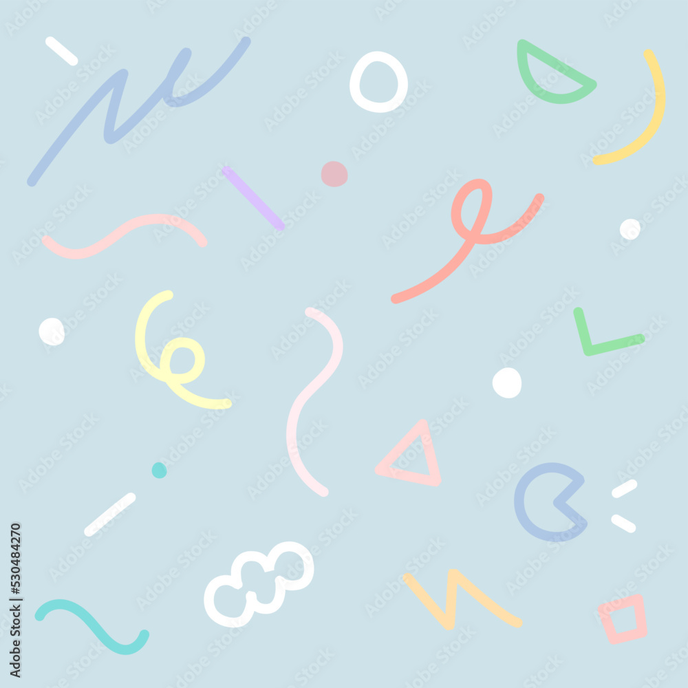 Cute line background design