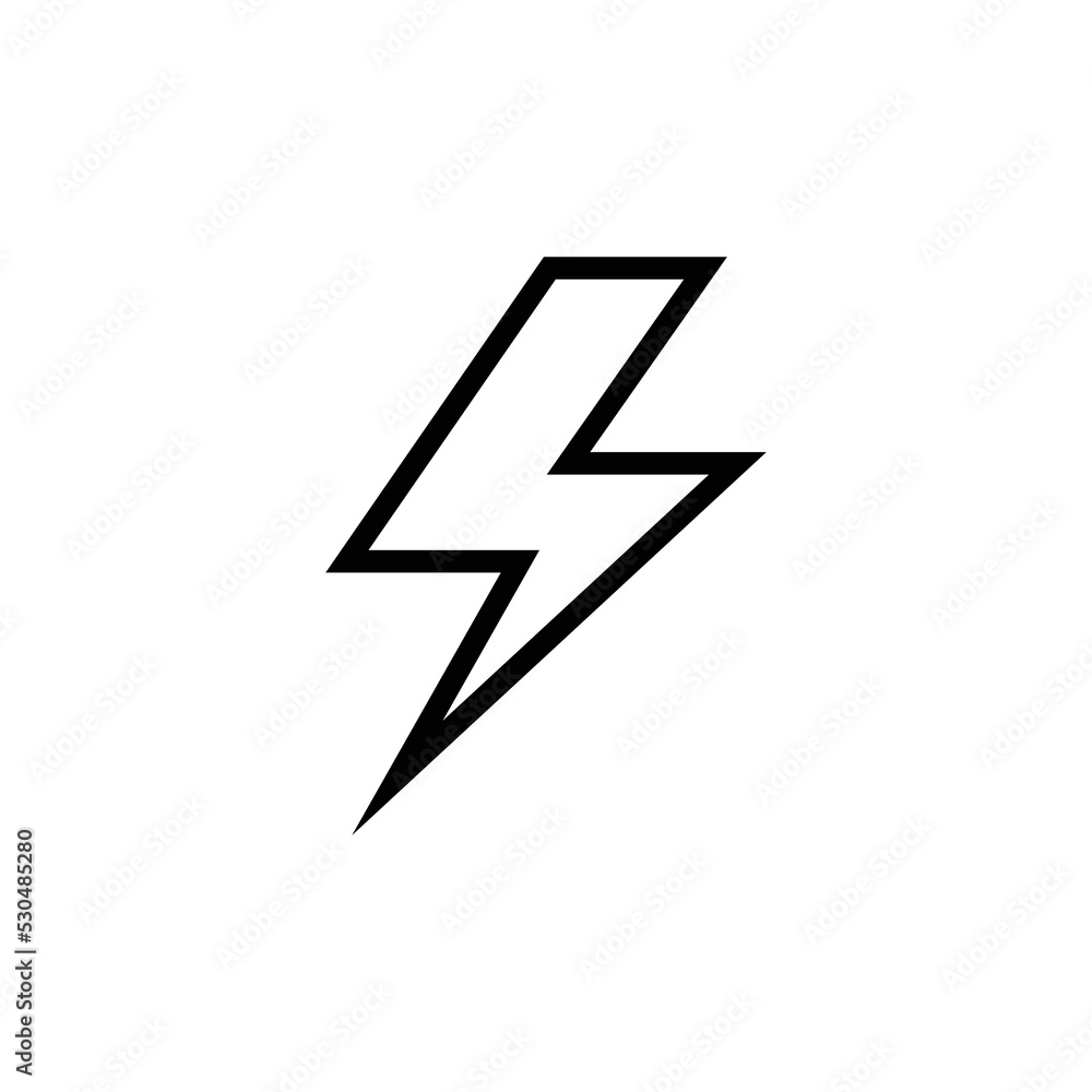 lightning thunder bolt icon vector design template lightning thunder bolt icon vector design template
